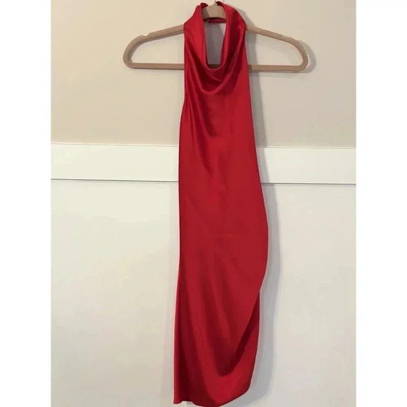 Women's Gianni Bini Red Mini Dress Size 0 - Picture 3 of 9